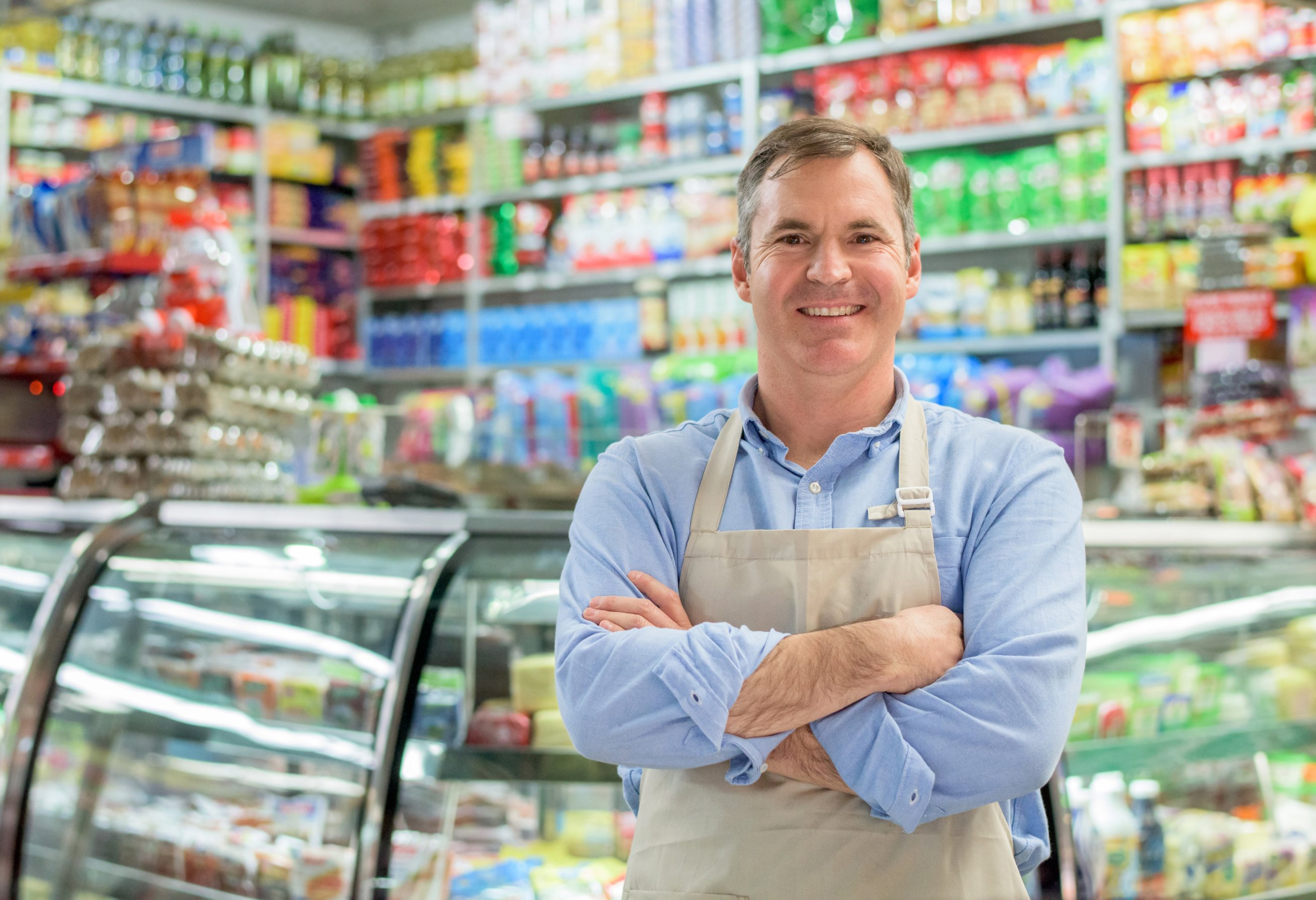 Business owner at a local store